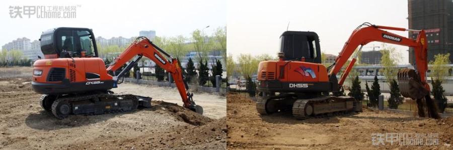 斗山挖掘机dx55-9c有多高,斗山dx220-9c挖机优缺点