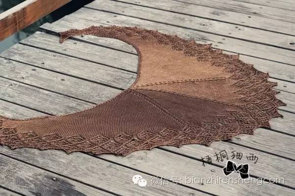 梧桐细雨钩针叶子披肩教程,梧桐细雨披肩编织大全视频