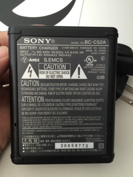 sonycs2a镍氢充电器,拆解sony充电器
