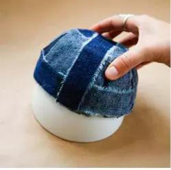 旧物改造牛仔裤收纳盒,旧牛仔改造壁挂收纳袋