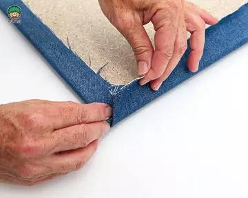 旧物改造牛仔裤收纳盒,旧牛仔改造壁挂收纳袋