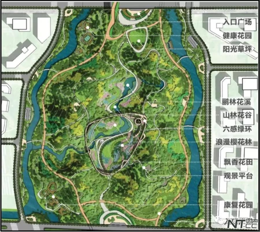 中央森林公园水库,中央公园设计效果图