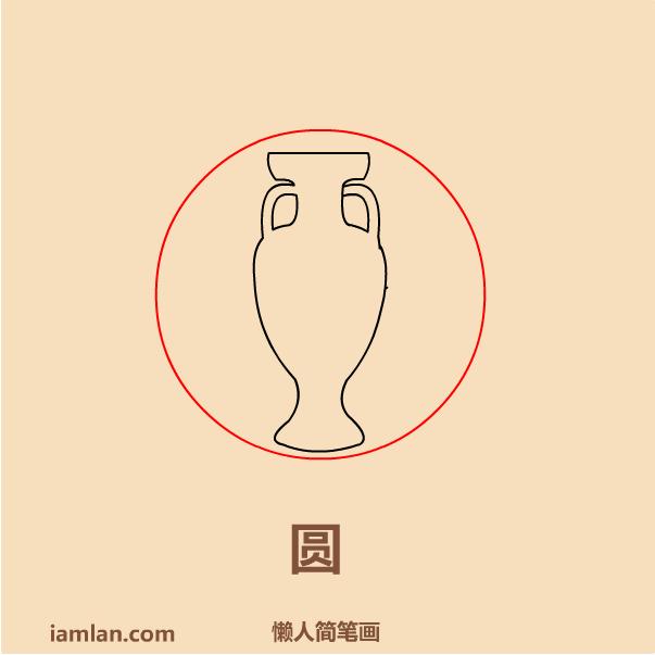 懒人如何画2016足球欧洲杯LOGO
