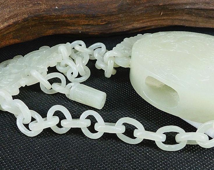 玉雕镶金工艺,玉雕链环教程