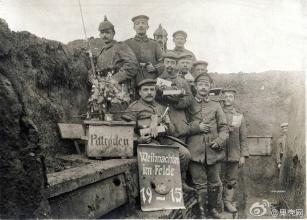 第一次世界大战停战,一战圣诞节停火感人片段