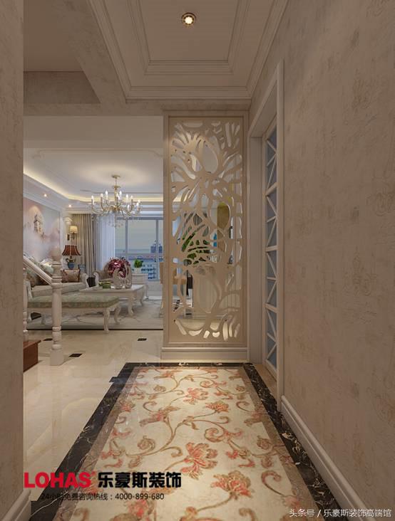 大户型复式简欧装修设计,世纪名郡108平装修设计作品鉴赏