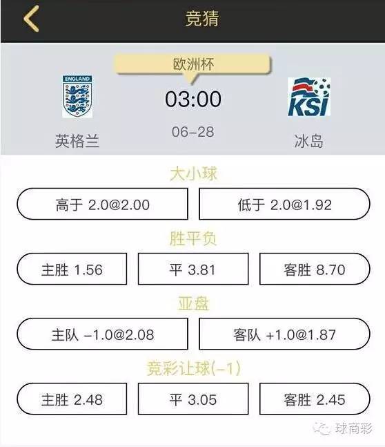 今晚英格兰赢球会导致*家庄**输过千万！买楼还是信冰岛