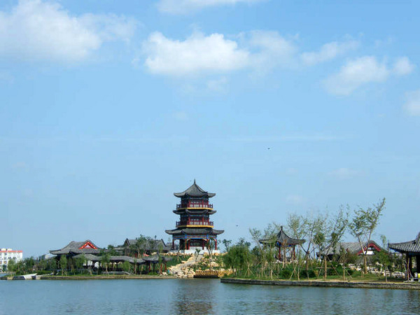 聊城水城之眼风景图片,美丽的江北水城聊城图片