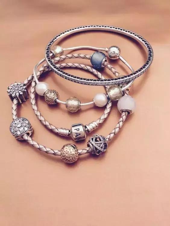 如何搭配pandora手链,pandora手链配件