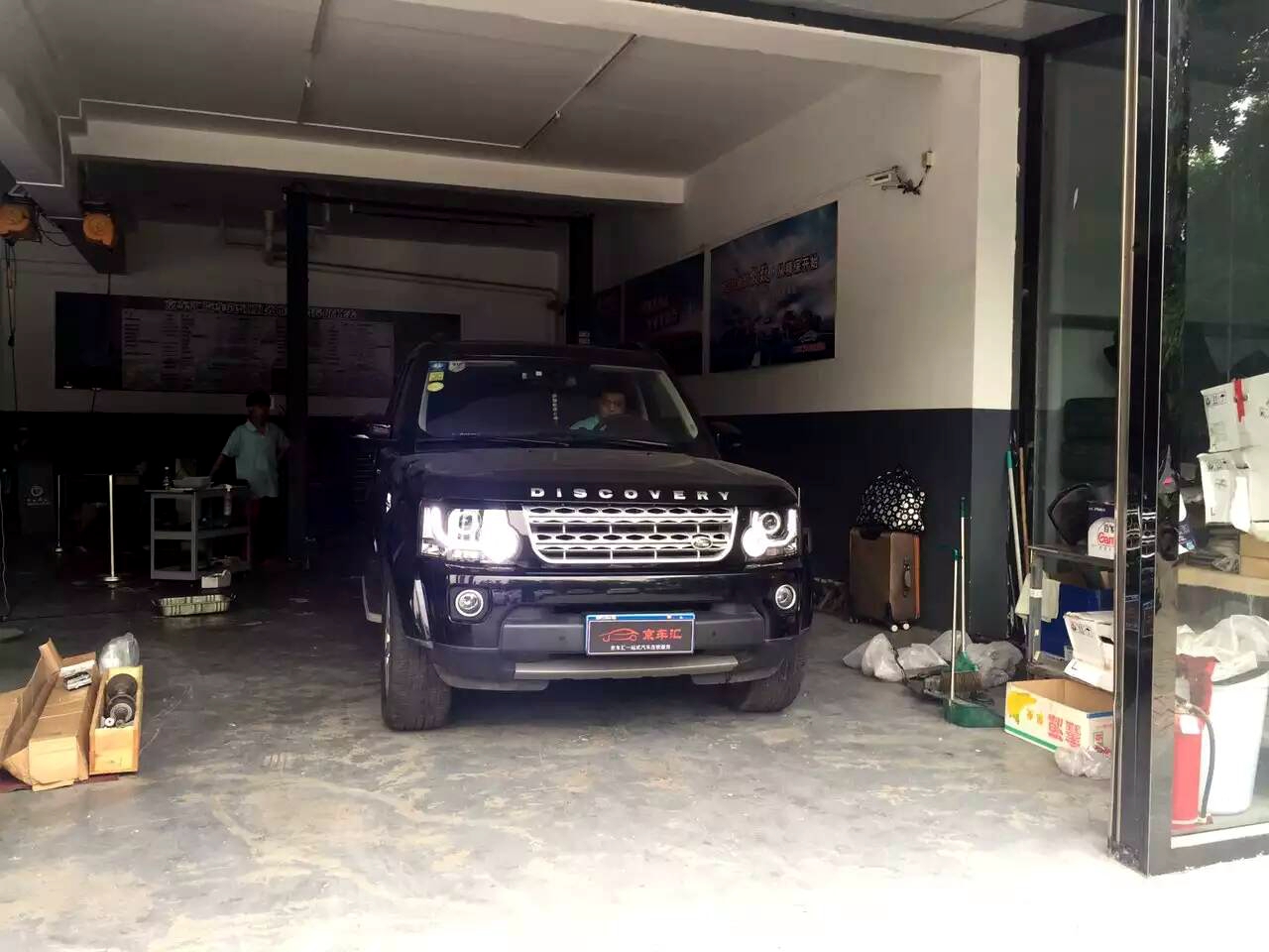 路虎发现四6速改8速保留机械挡杆,路虎发现四选装差速锁价格