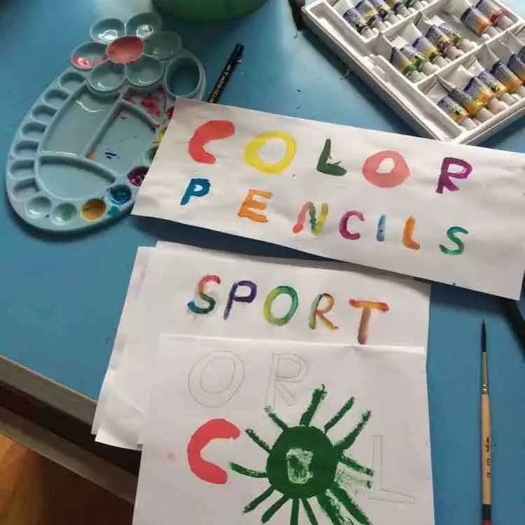 我的最爱主题儿童绘画,儿童创意画英文