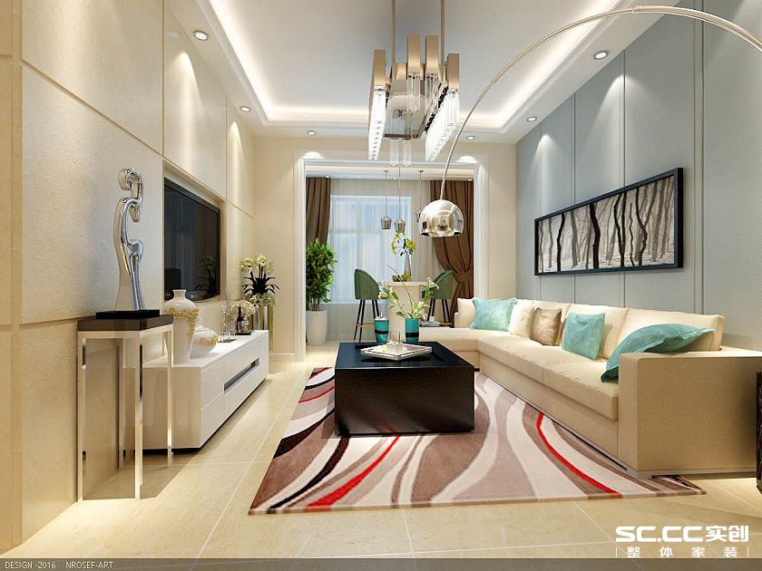 北京二手房翻新-海棠湾89平简约而不简单装修