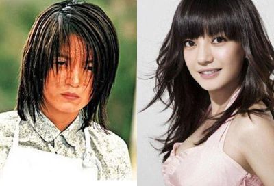 丑到爆的造型,赵薇丑