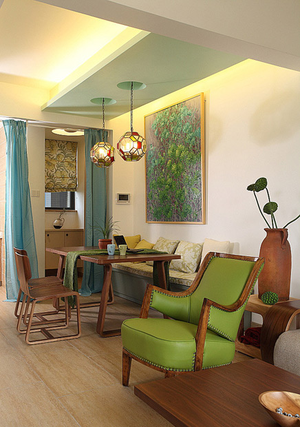 小户型轻奢风套内67平方三房两卫,繁华都市中的一处静谧