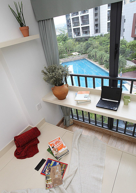 小户型轻奢风套内67平方三房两卫,繁华都市中的一处静谧