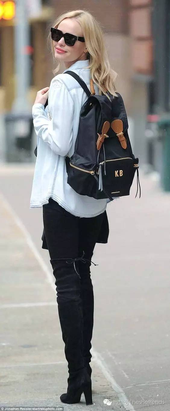 你知道就算大雨让整座城市颠倒你还可以解放双手背双肩包