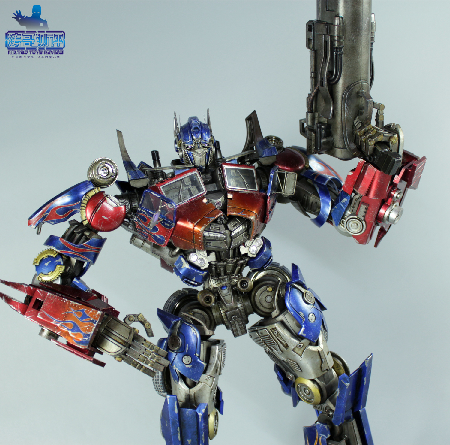 涛哥测评变形金刚3a,国产变形金刚3u级飞翼擎天柱