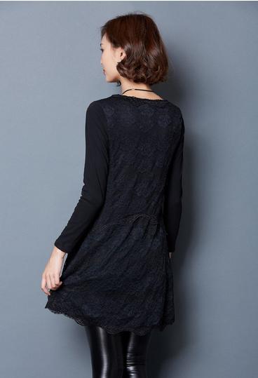 2015新款打底蕾丝长袖,今年最爆款加绒蕾丝打底