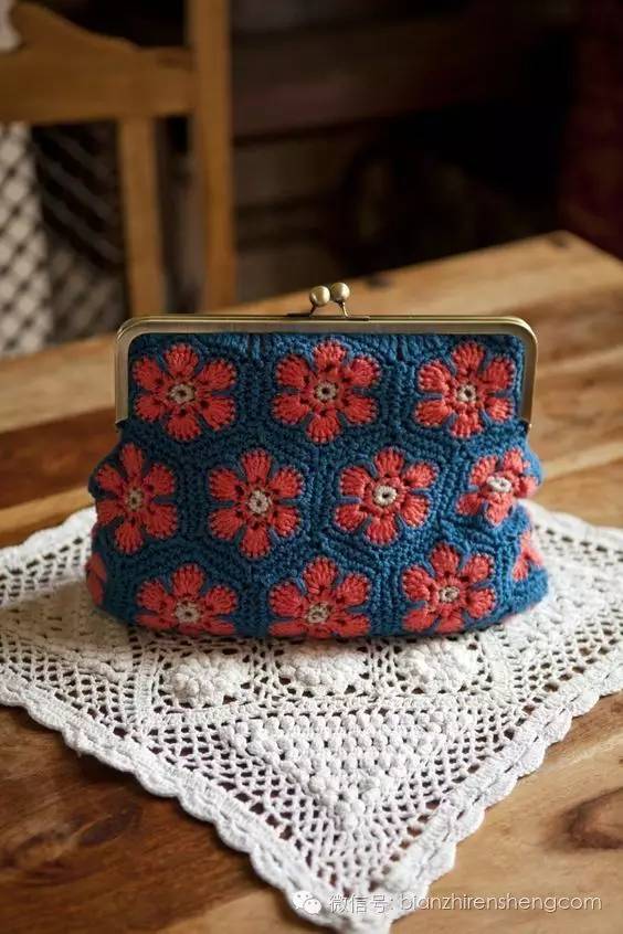 钩针拼花教程,拼花钩针图解