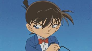 柯南的代表动作,柯南的标志性动作