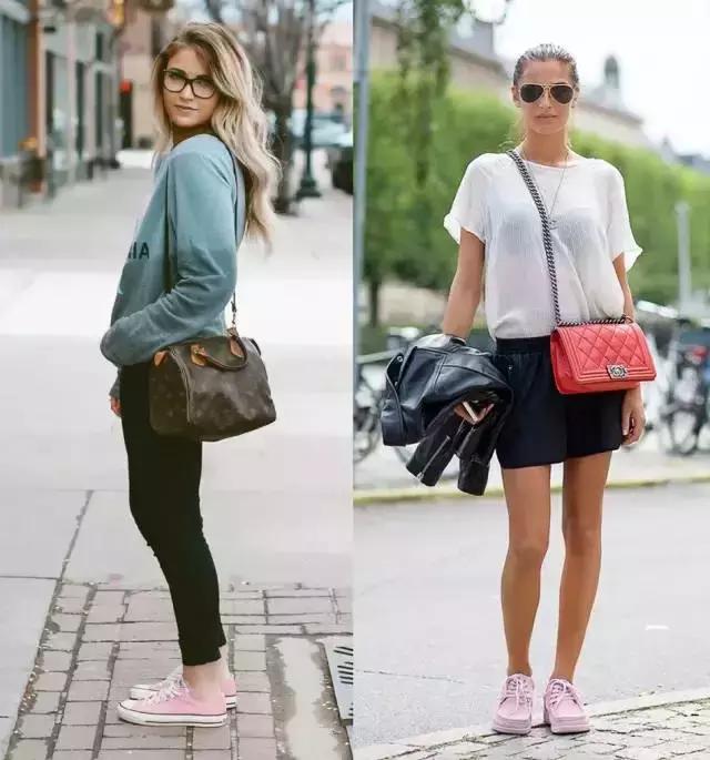 忘记你的小白鞋吧！现在是小粉鞋当道