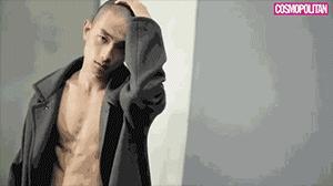 痞帅纹身寸头,寸头纹身潮男图片