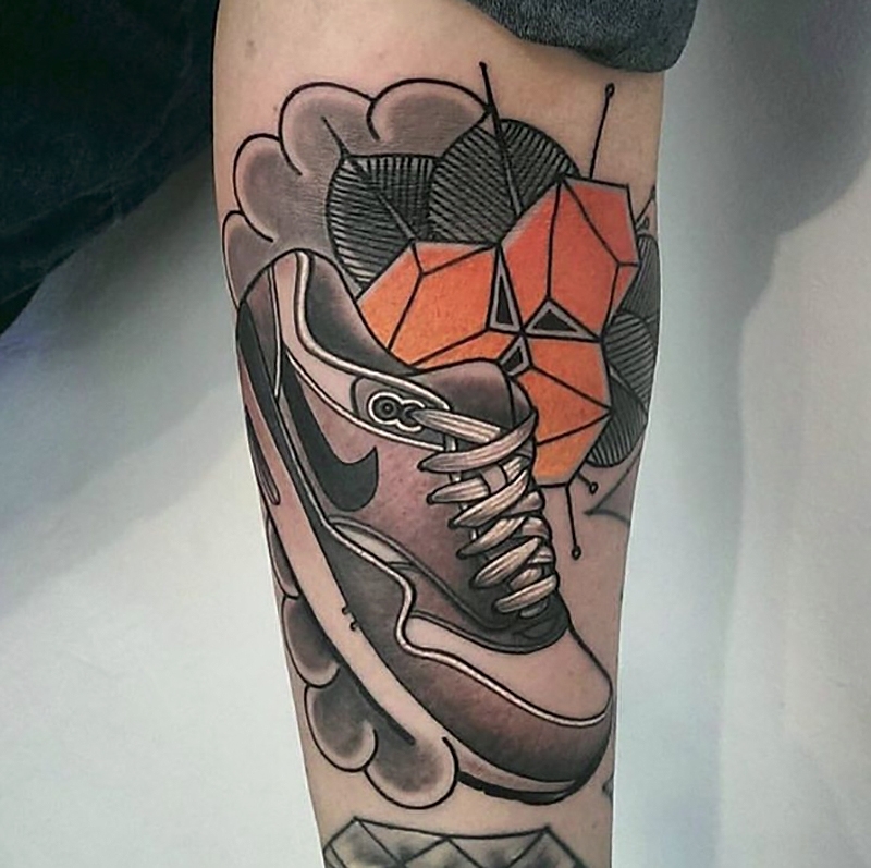 这才是真爱！Sneakerhead的球鞋纹身