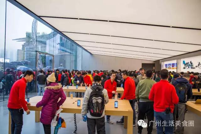 广州苹果专卖店开业,广州苹果直营店现场