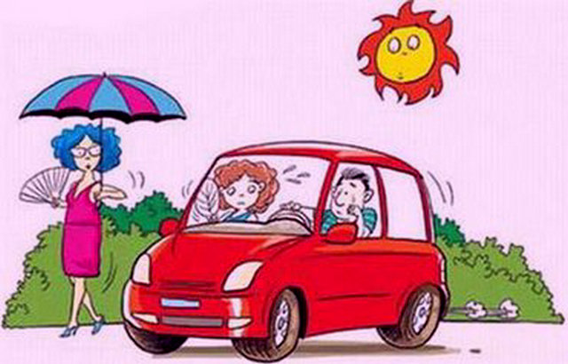 夏天热汽车没空调怎么办,夏天汽车空调不制冷怎么解决