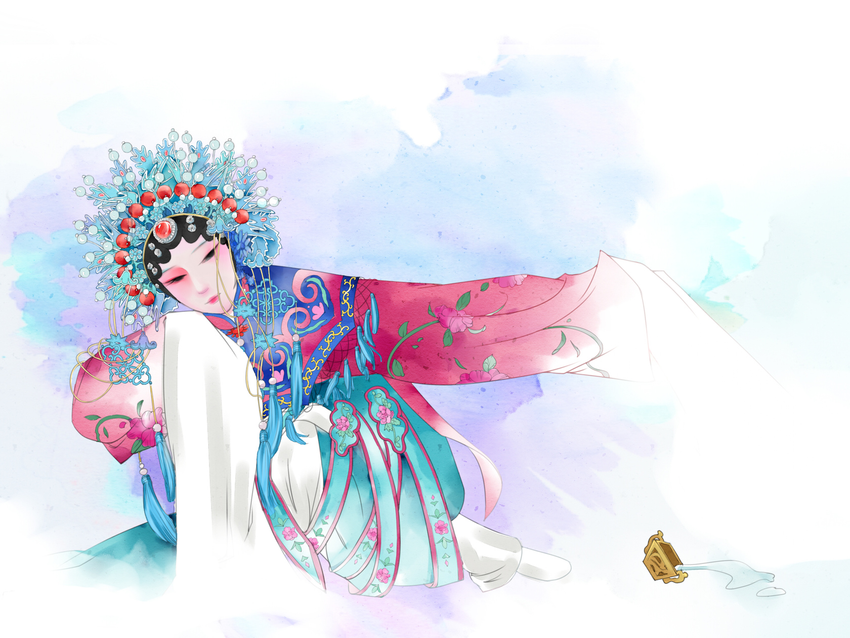 京戏版的妈妈,妈妈看京戏