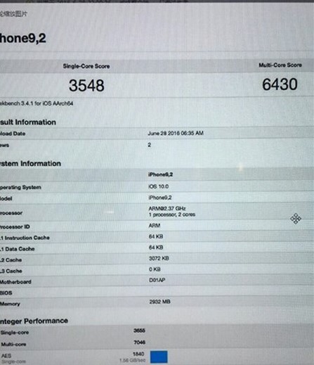 苹果a10和a12芯片,苹果手机哪款是a10芯片