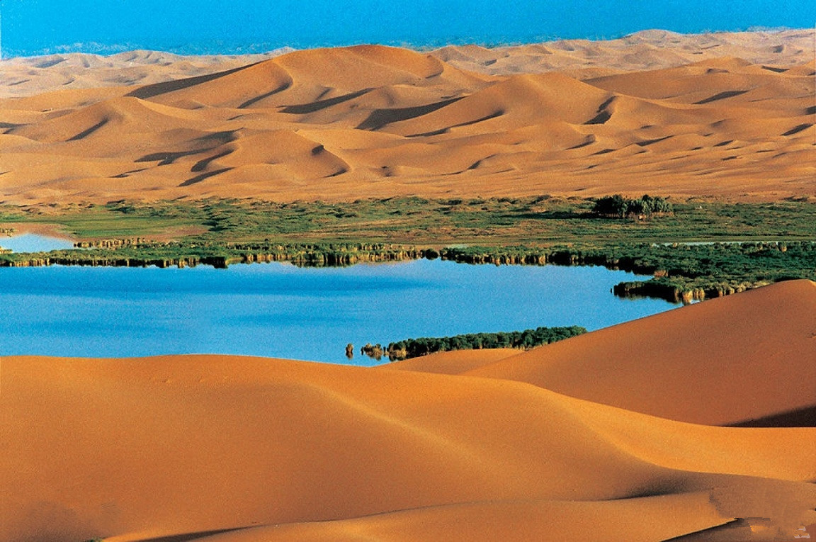 腾格里沙漠的真实情况,腾格里沙漠一直都是沙漠