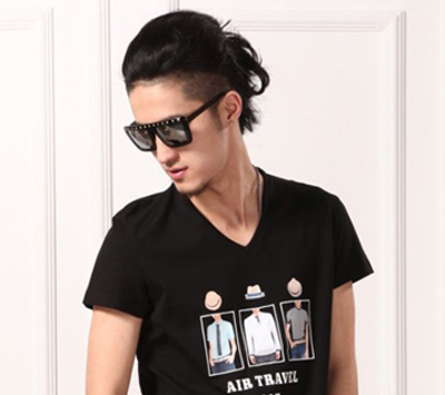 男生长发烫发染发,发质偏软长发长脸男生烫发