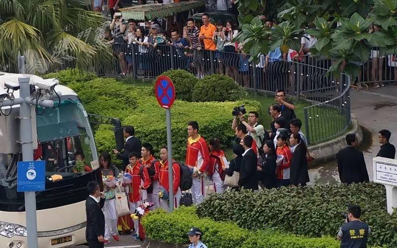 内地奥运健儿访港,内地奥运健儿代表团抵澳门