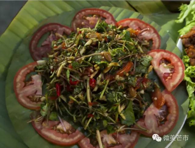 笔尖‖德宏美食之绿叶宴