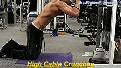 健身球卷腹动作教程,健身房练腹最好组合