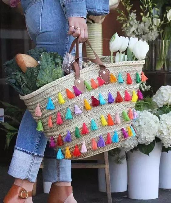 纸做的七彩流苏怎么做,diy珍珠包编织教程