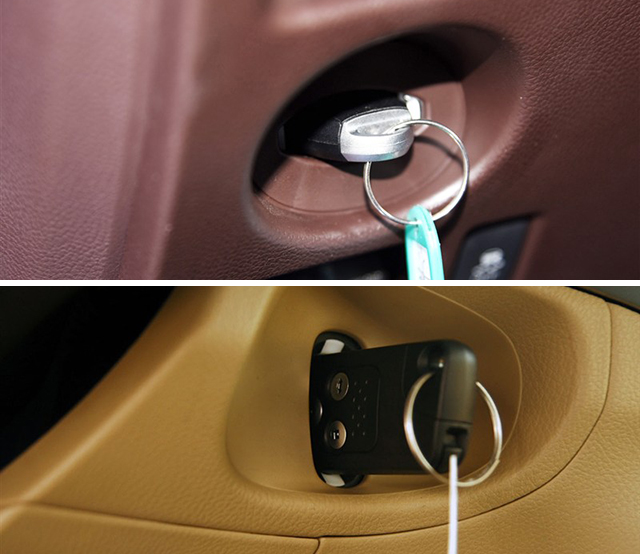 无钥匙进入车型钥匙没电怎么启动,带有无钥匙进入系统的车