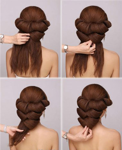 端庄优雅的韩式新娘盘发,新乡哪教韩式新娘盘发