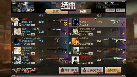 cf手游打生化最强平民散弹枪,手游用奇葩武器打cf高端局