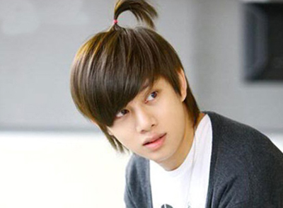 男生长发烫发和短发烫发价格,发质偏软长发长脸男生烫发