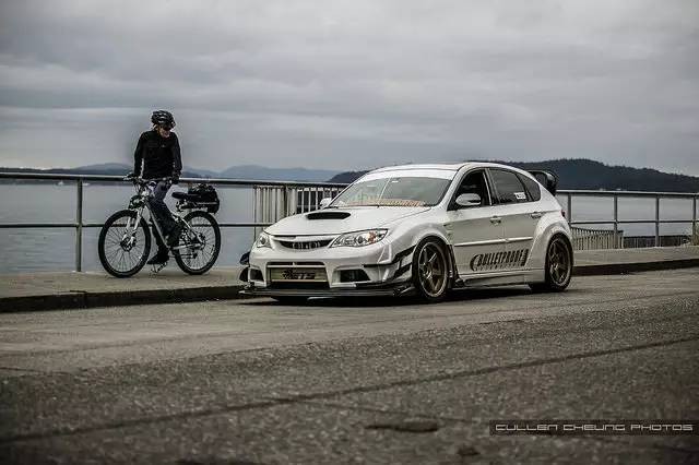 topsecret改装,国外翻新斯巴鲁翼豹sti