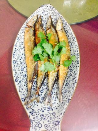 煎秋刀鱼,煎秋刀鱼日式