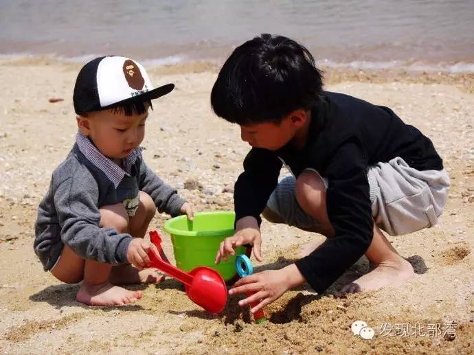 钦州人工海滨浴场,广西钦州港沙滩