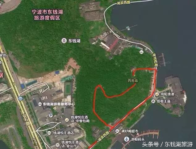 东钱湖旅游攻略徒步路线图,东钱湖古道徒步