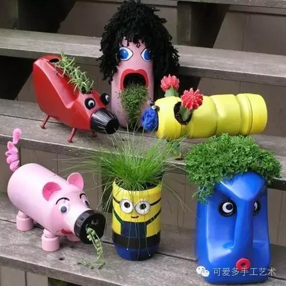 塑料瓶改造自动浇花神器,空塑料瓶子改造的小妙招