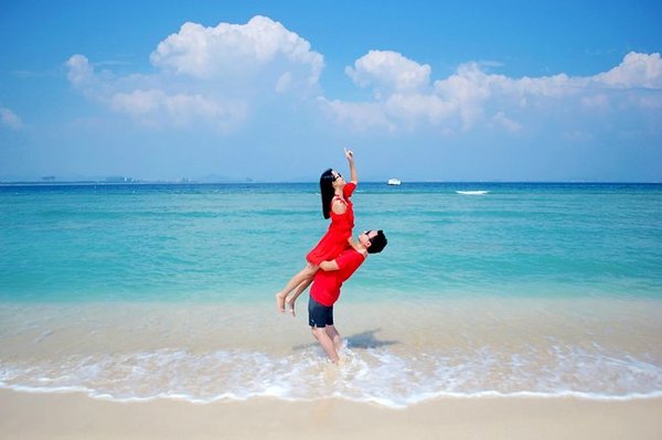 带着婚纱去三亚,带着婚纱旅行厦门