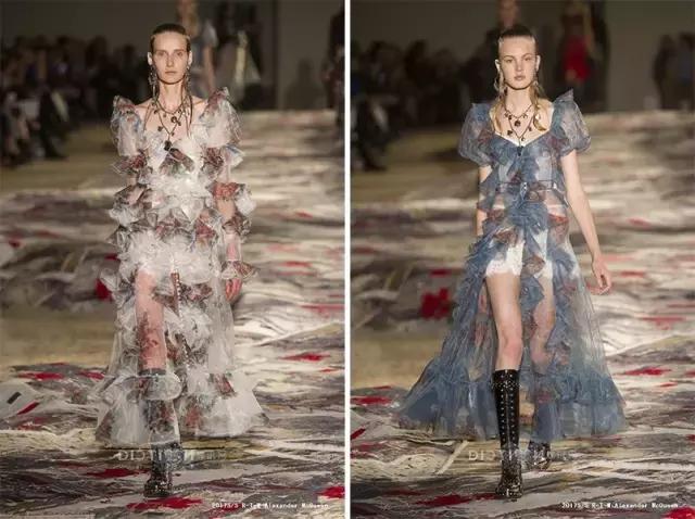 时装秀mcqueen,mcqueen最新礼服