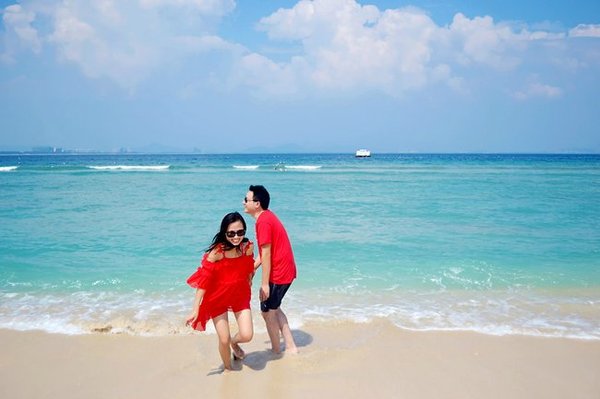 带着婚纱去三亚,带着婚纱旅行厦门