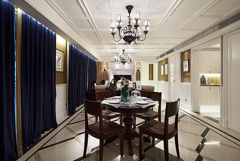 4房2厅2卫简约风格装修,160平方米房子装修美式轻奢